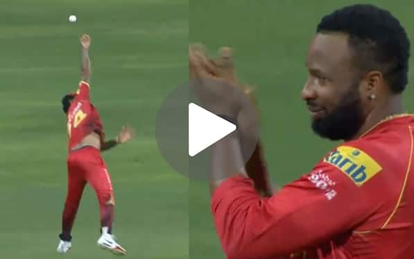 [Watch] Sunil Narine's Failed One-Handed Flying Effort For A Catch In CPL 2024; Pollard Applauds